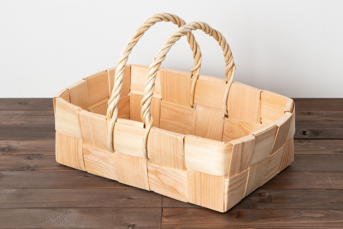 Harvest basket 2 handle / Pine / EST 330721-1