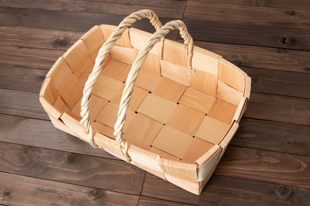 Harvest basket 2 handle / Pine / EST 330721-1