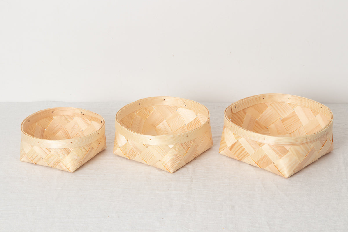 Round basket, S, M, L / Pine / EST 330731