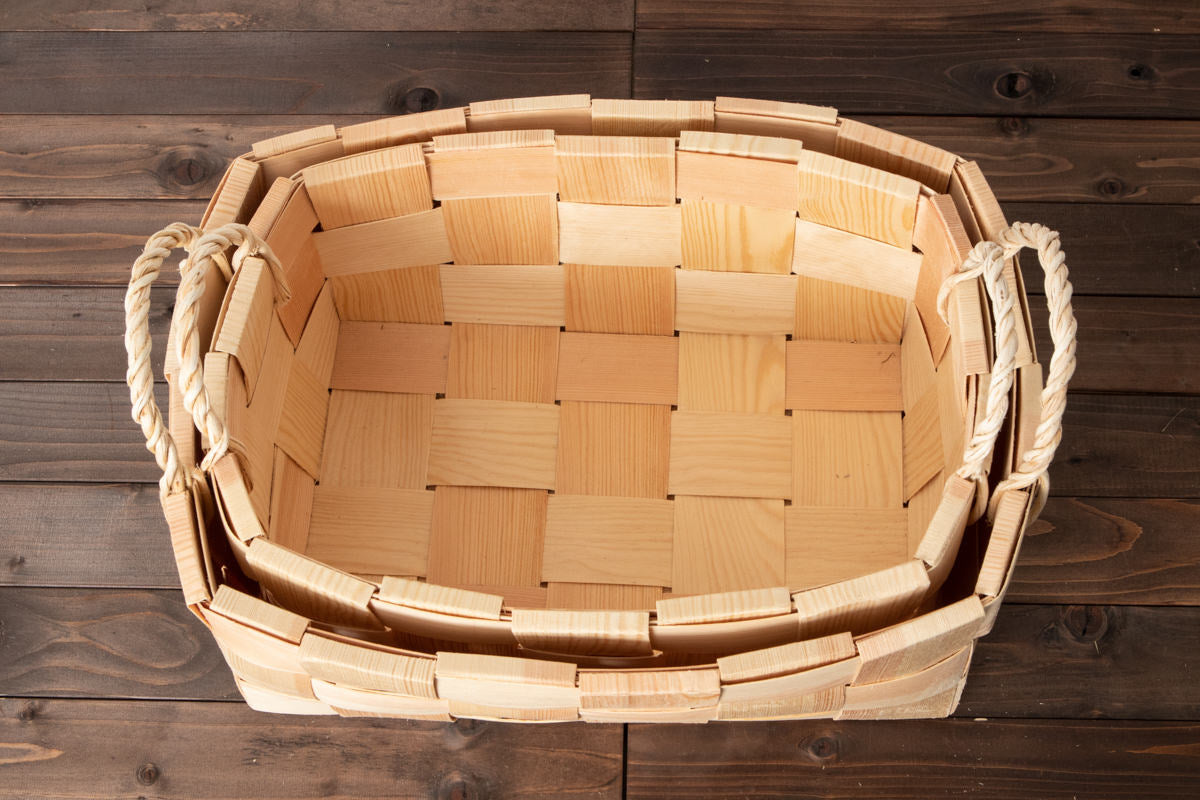 Laundry basket S, M / Pine / EST 330722