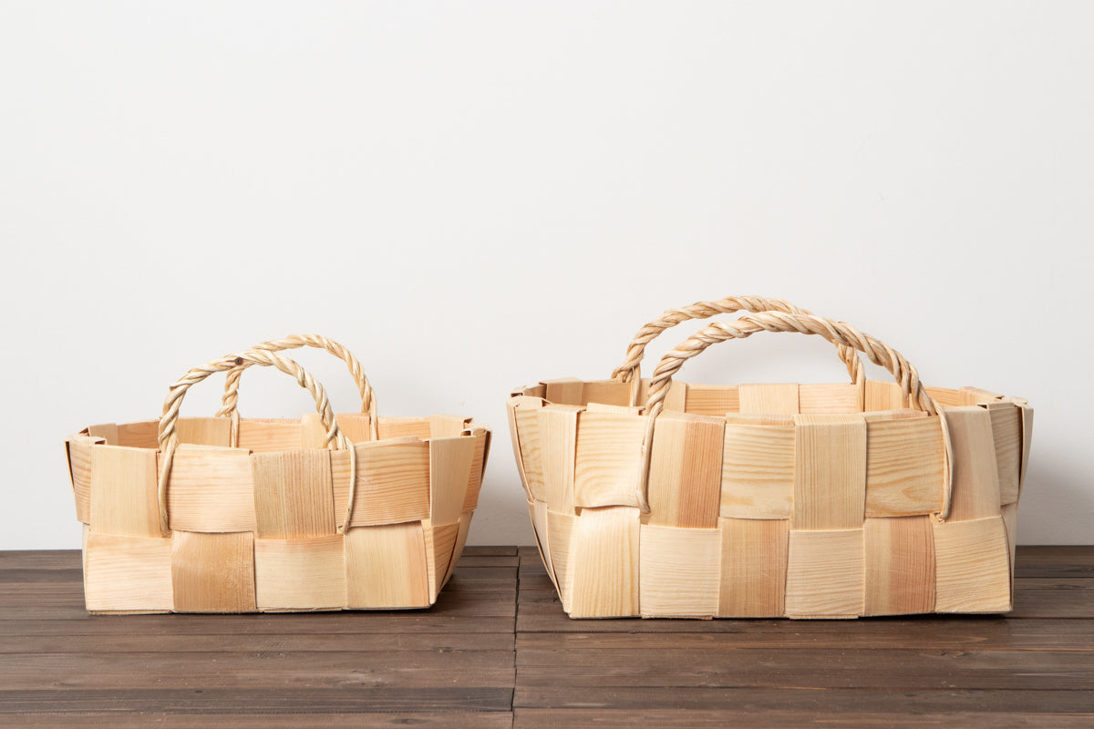 Apple basket S, L / Pine / EST 330726