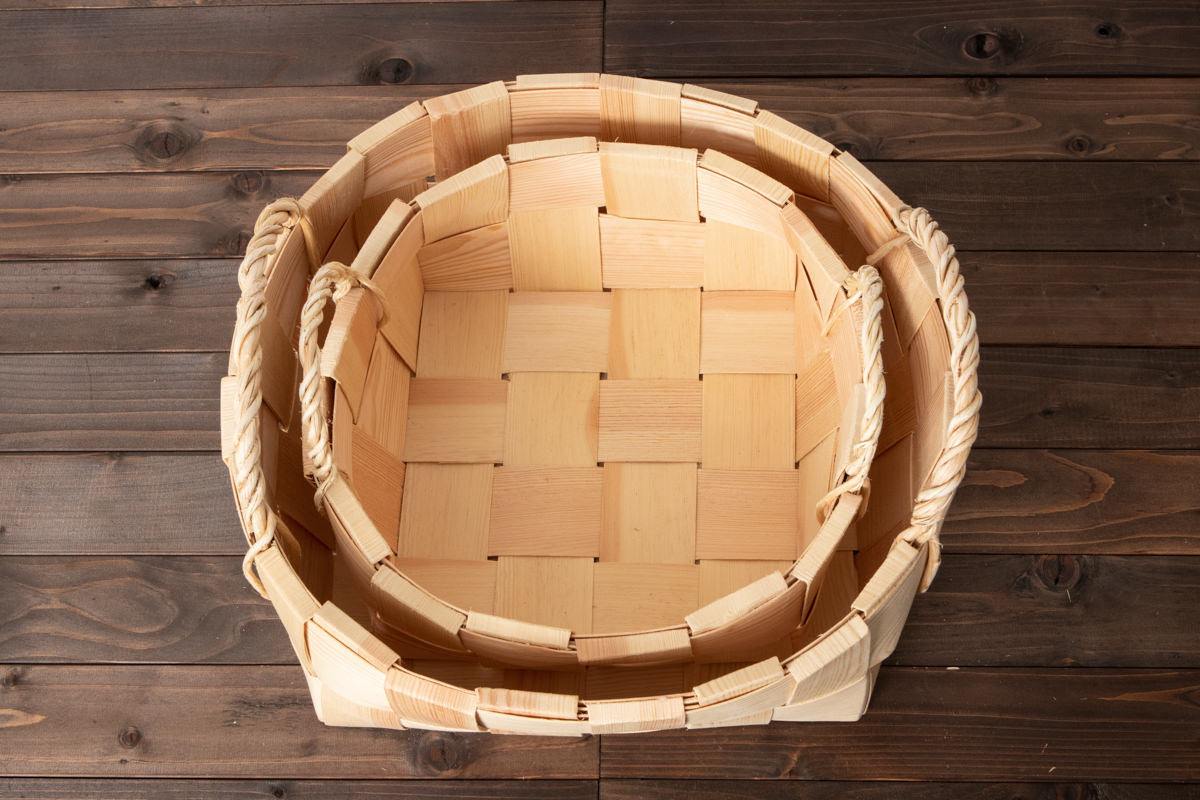 Apple basket S, L / Pine / EST 330726