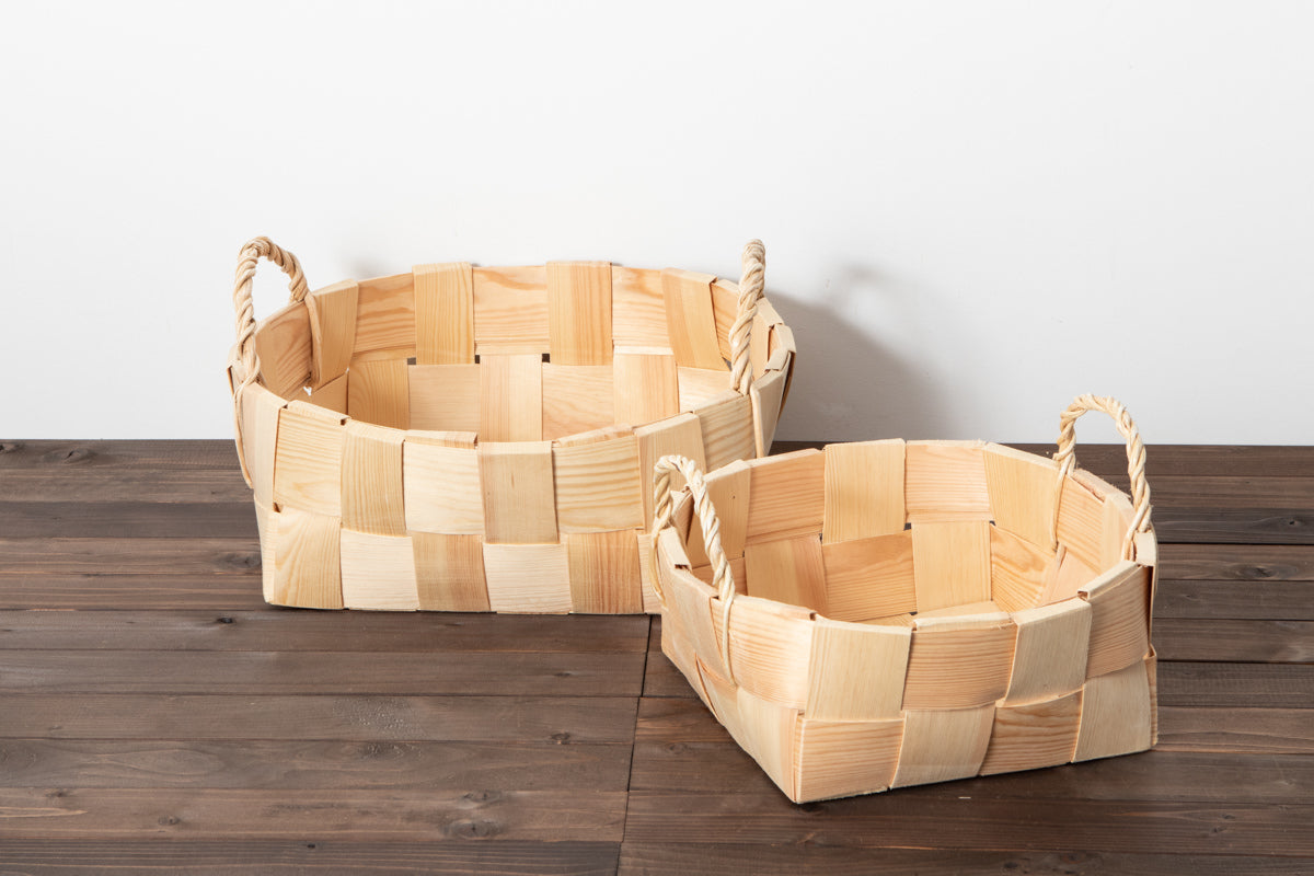 Apple basket S, L / Pine / EST 330726