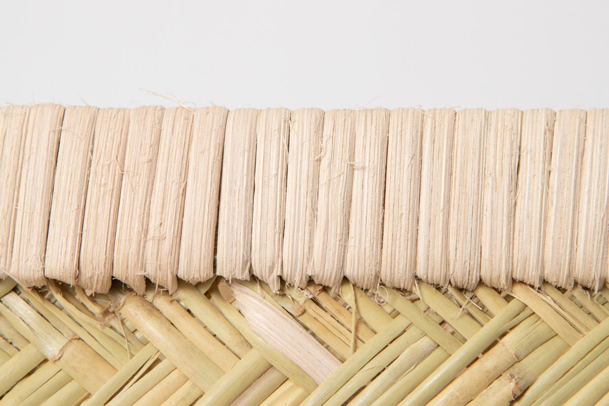 Shopping basket M -vinyl handle- / Suzu bamboo / Iwate-JPN 450810-1