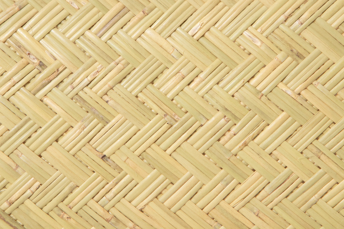 Shopping basket M -vinyl handle- / Suzu bamboo / Iwate-JPN 450810-1
