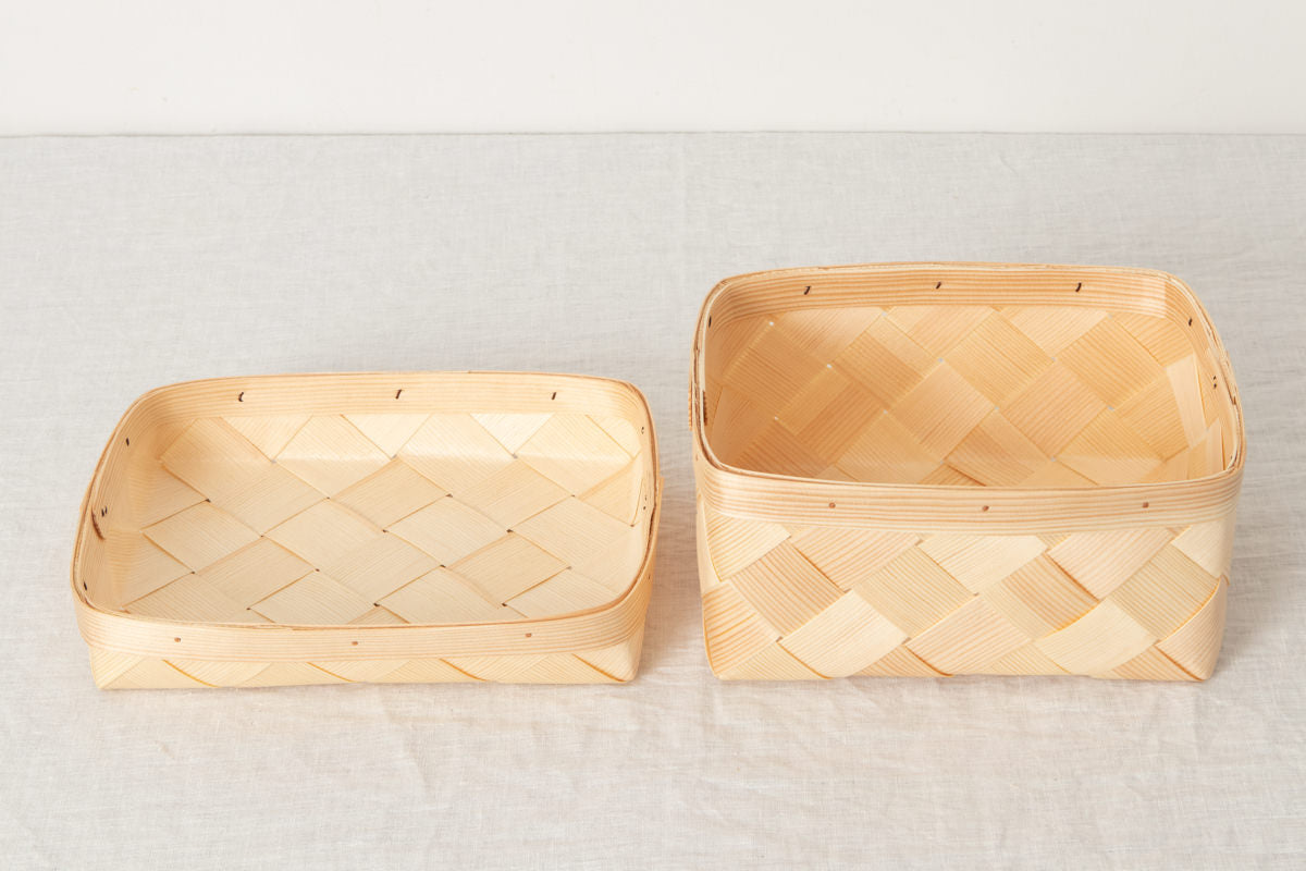 Square box, Rectangle box / Pine / EST 330741