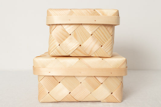 Square box, Rectangle box / Pine / EST 330741