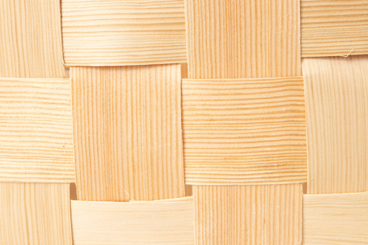 Wall basket -double ring- / Pine / EST 330706-1