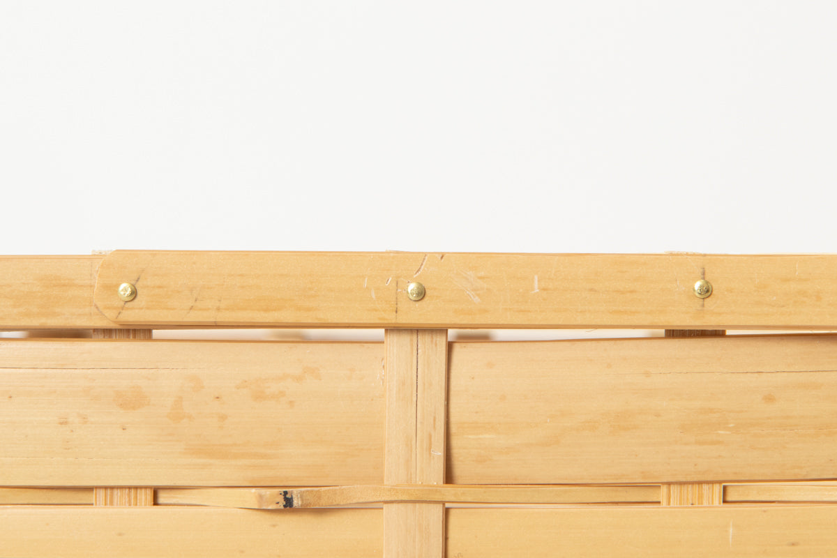 Wastepaper basket S / White bamboo / Kagoshima-JPN 211207-1