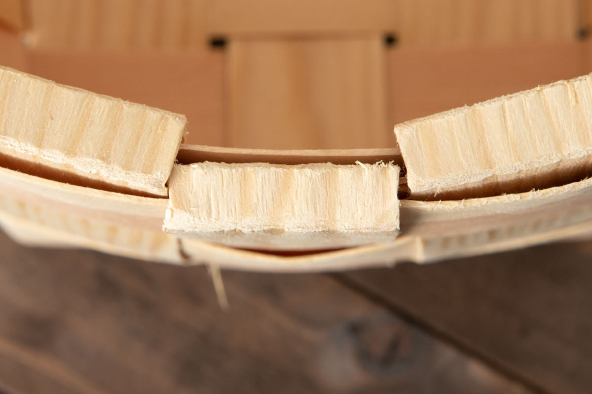 エストニア/パイン サイドバスケット(持ち手つき) 330711-1