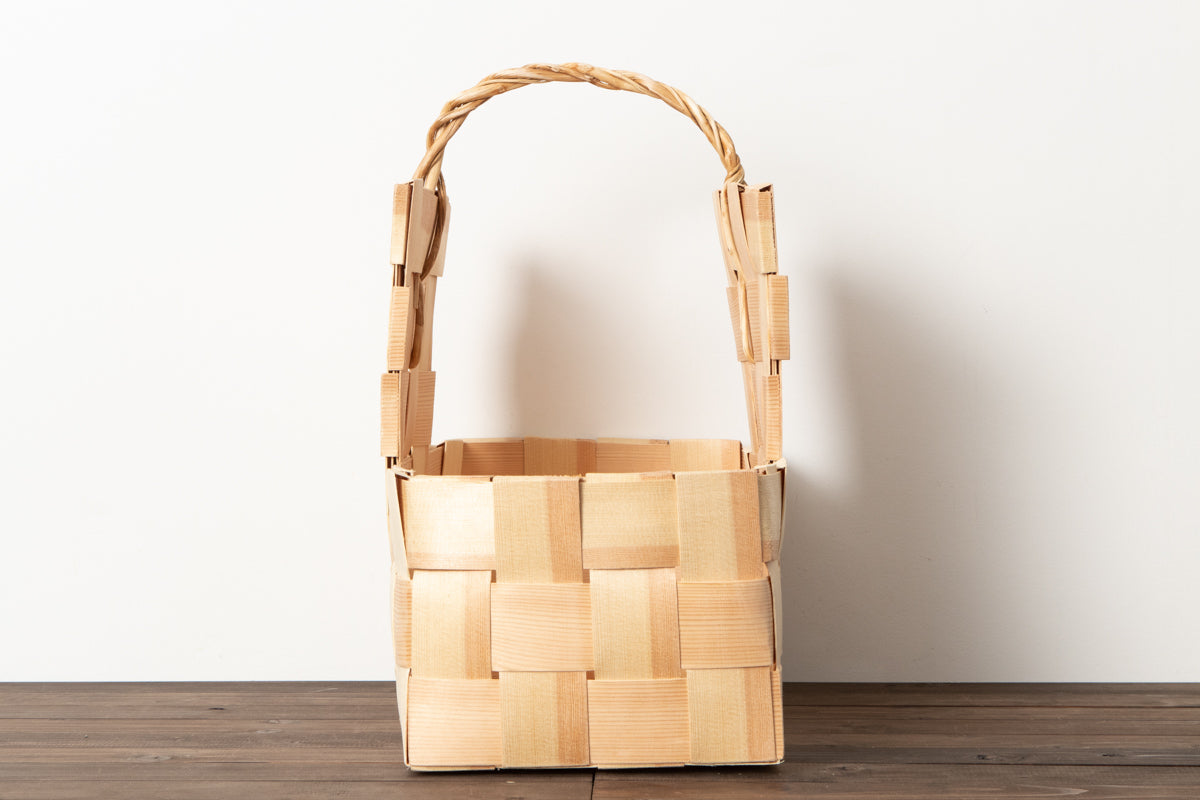 Firewood basket -angular- / Pine / EST 330714-1