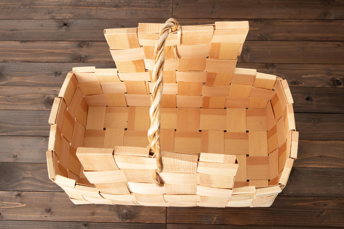 Firewood basket -angular- / Pine / EST 330714-1