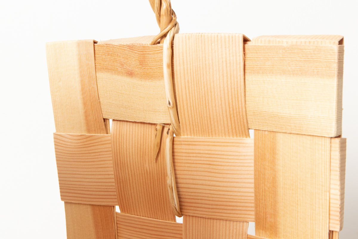 Firewood basket -angular- / Pine / EST 330714-1