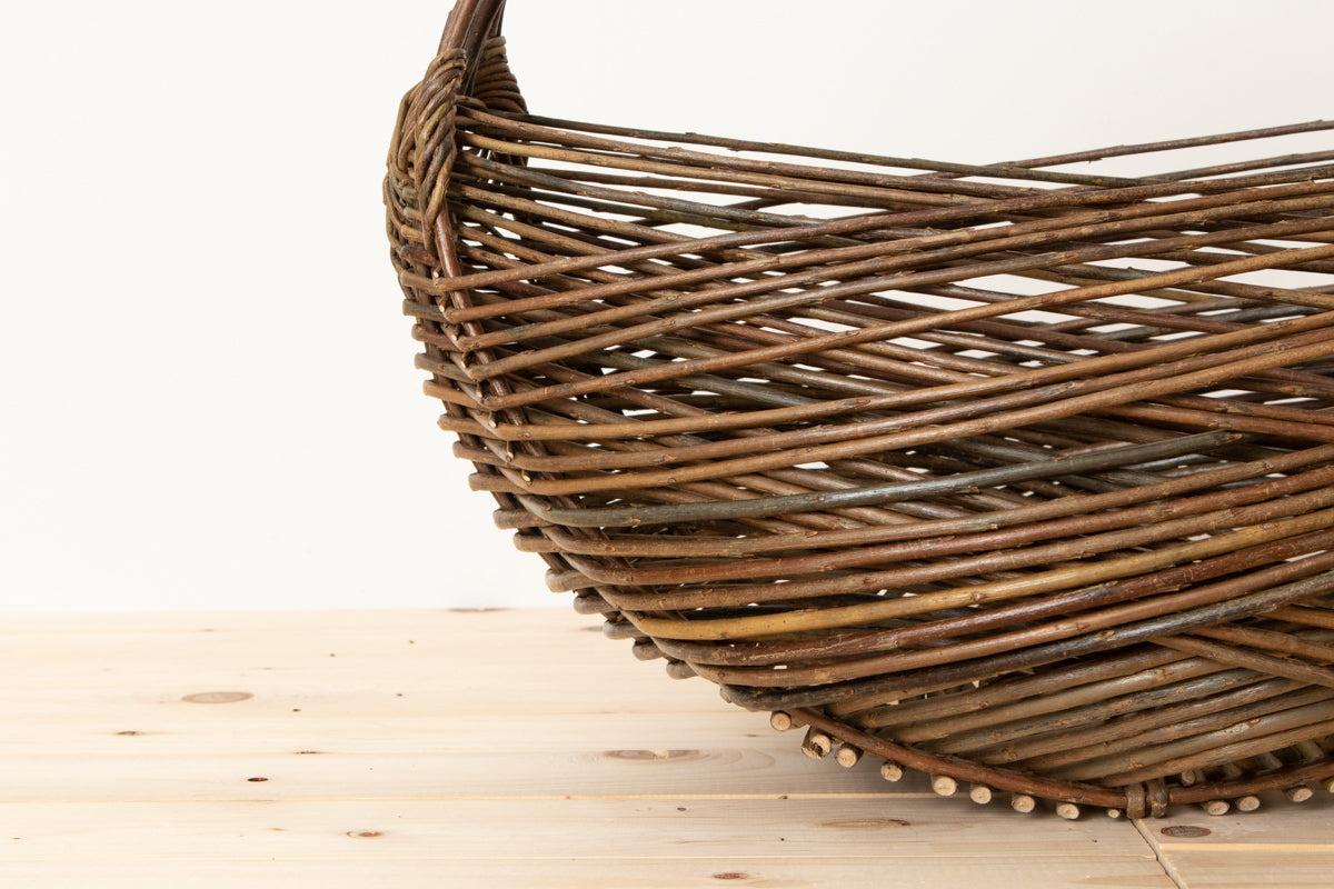 Zarzo basket 3 colors of handle / Willow / FRA 330801