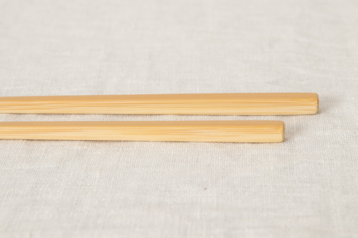 大分県/孟宗竹 竹箸 18cm・21cm・23cm/クリヤ・赤 6種 211124