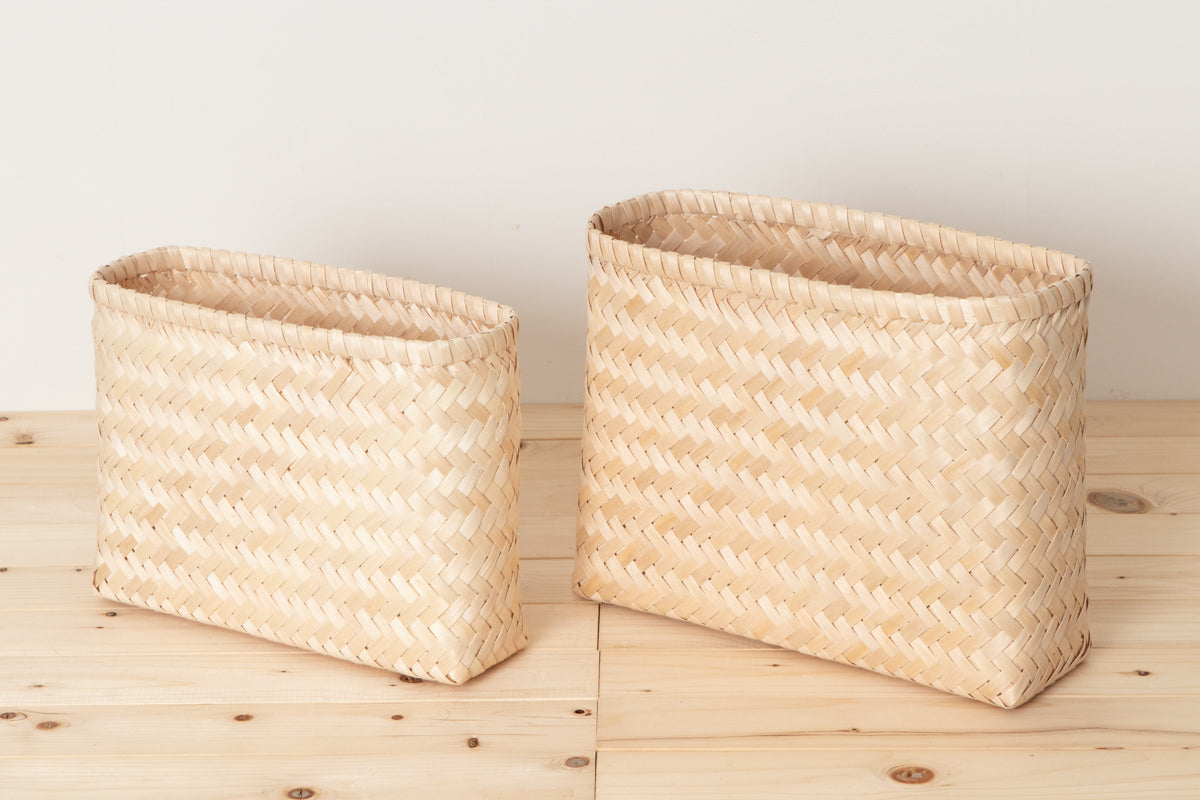 Organizing basket slim S, L / Itaya maple / Akita-JPN 720909