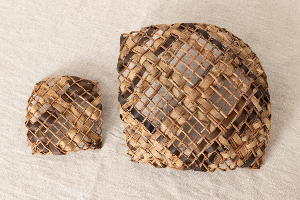 Square tray S, L / Akebi vine, Walnut / Yamagata-JPN 311429