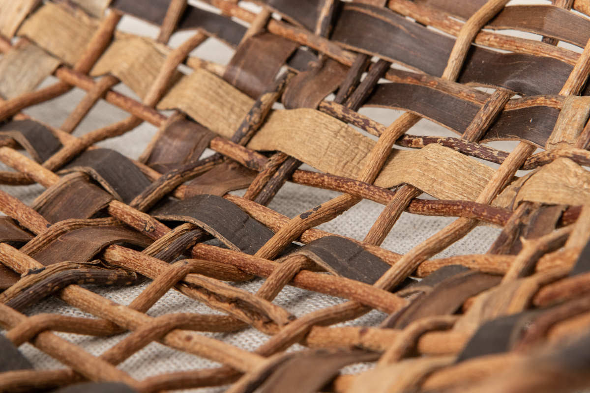 Square tray S, L / Akebi vine, Walnut / Yamagata-JPN 311429
