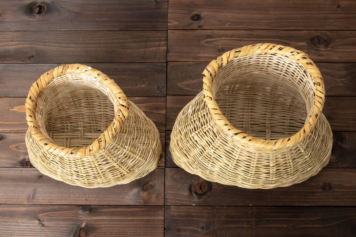 Fish basket, M, L / Nemagari bamboo / Nagano-JPN 610219