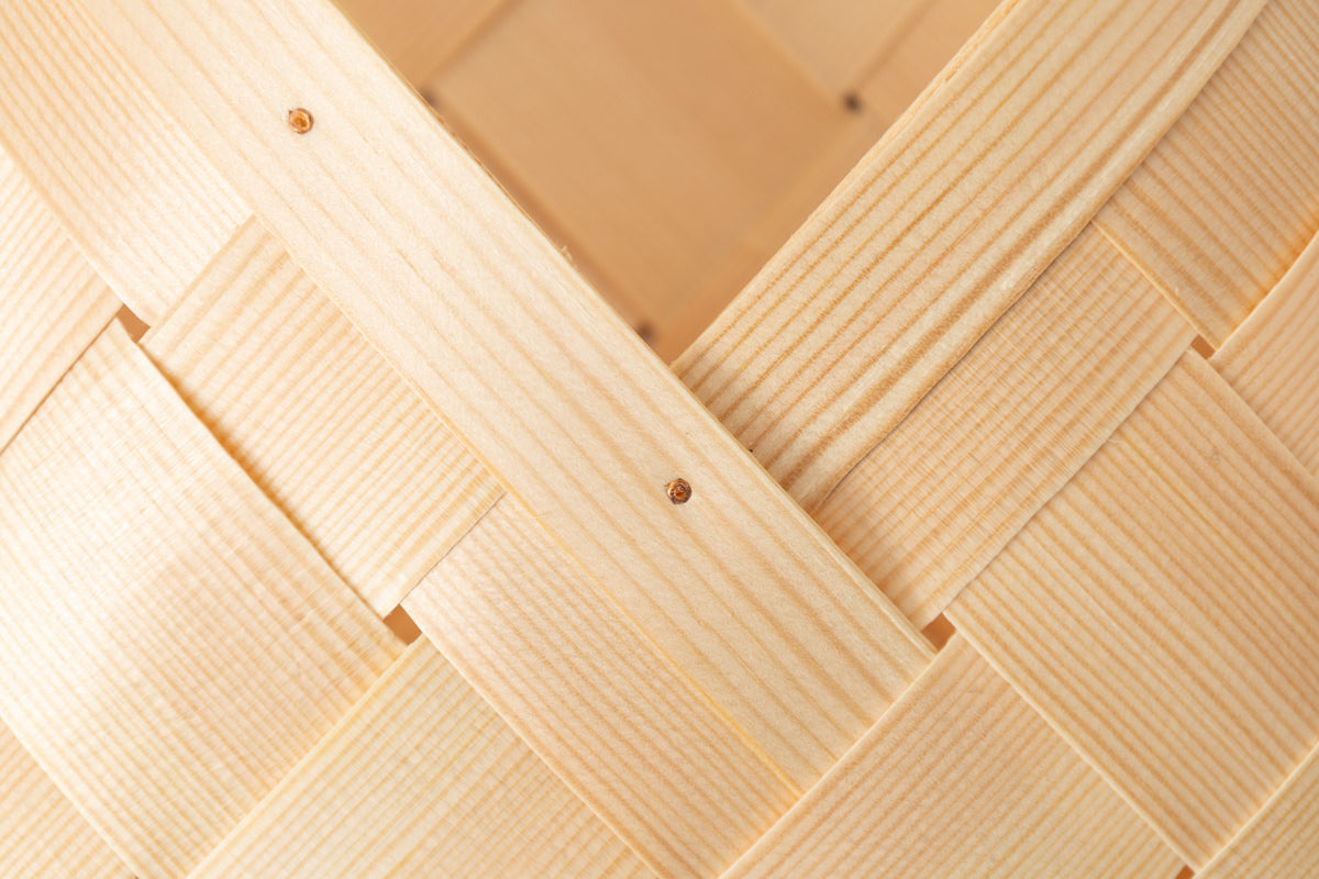 エストニア/パイン レターバスケット S・M・L 3サイズ 330705