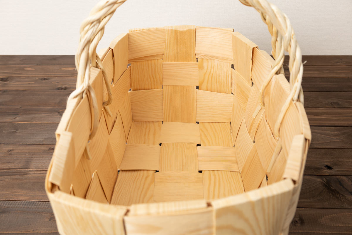 Shopping basket L 2-handles / Pine / EST 330713-3