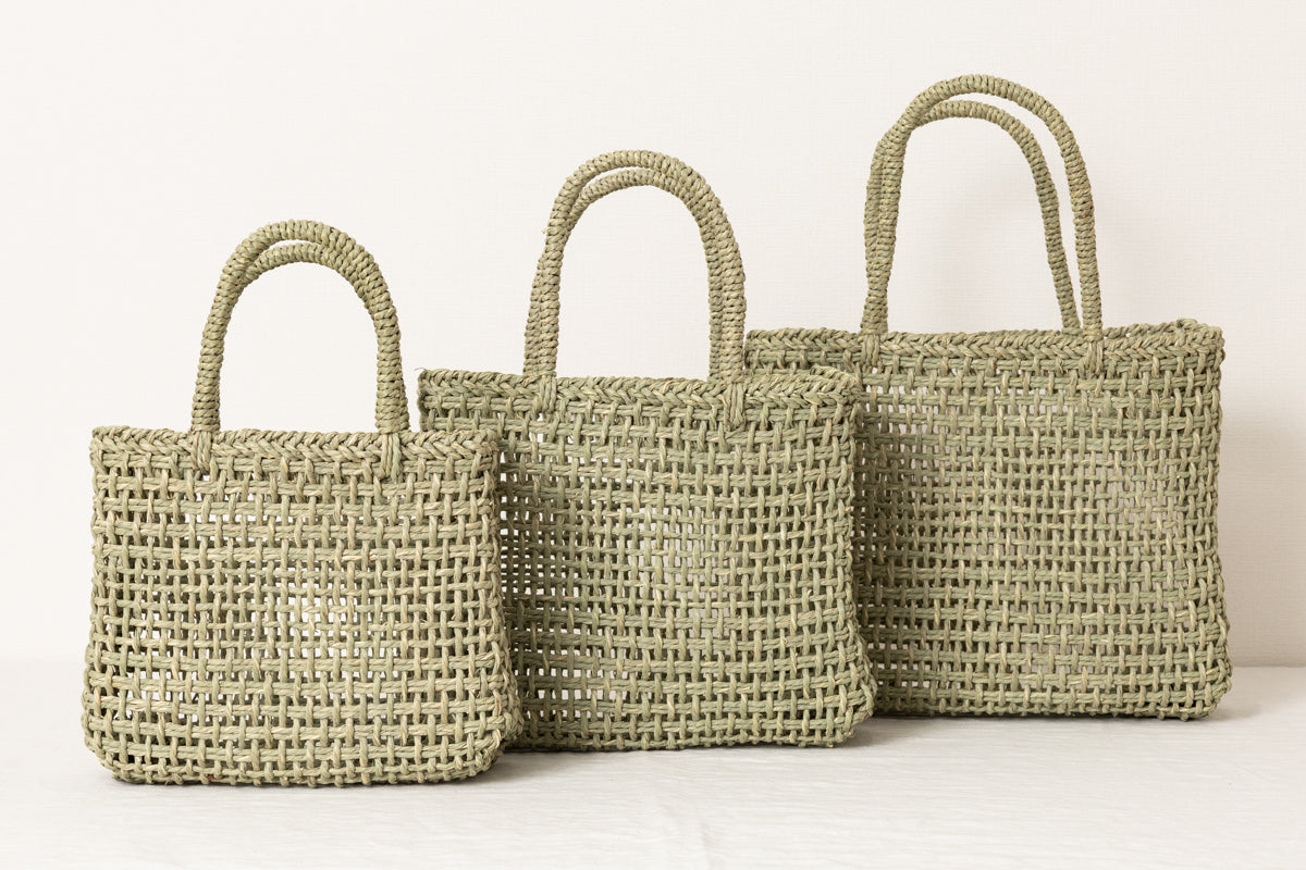 Hand bag S, M, L / “Igusa” rush / Okayama-JPN 330301