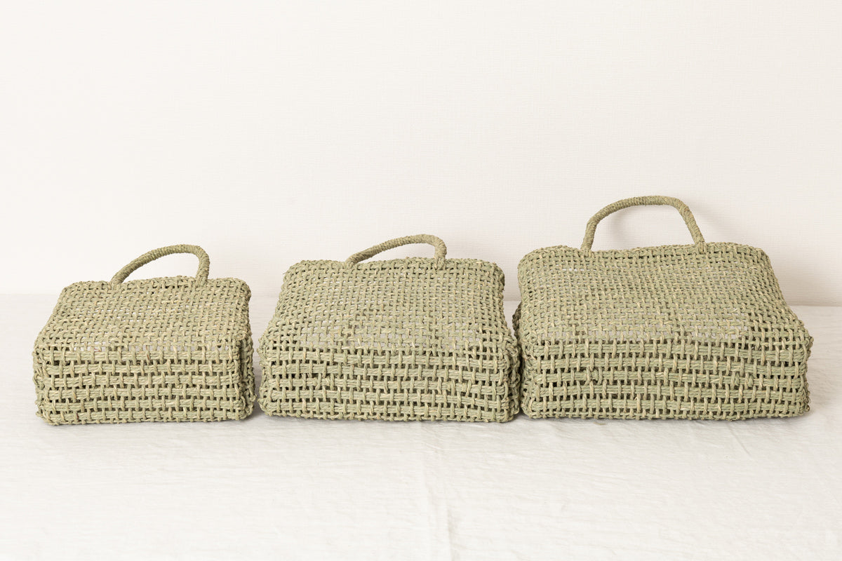 Hand bag S, M, L / “Igusa” rush / Okayama-JPN 330301