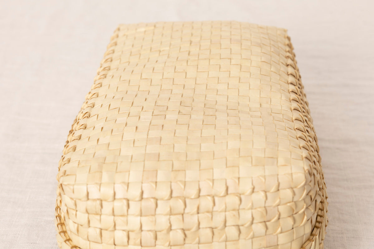 Kottan Tissue Box “Natural” / Palm leaf / IND 330903-1