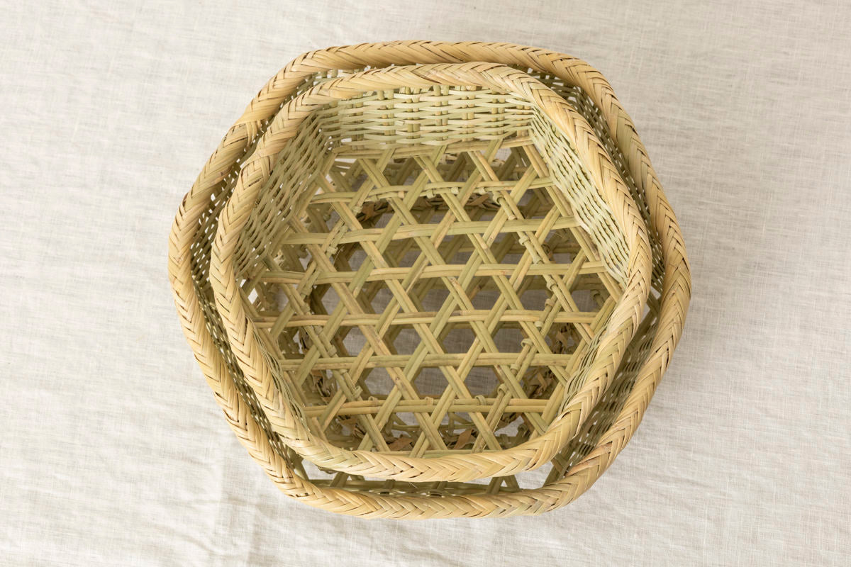 Hexagonal Basket / Suzutake Bamboo / Iwate-JPN 210128