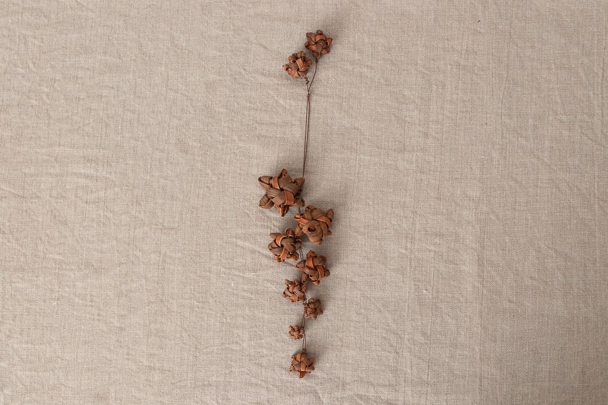 Bag charm “Flower” / Grape vine / Yamagata-JPN 311411-1