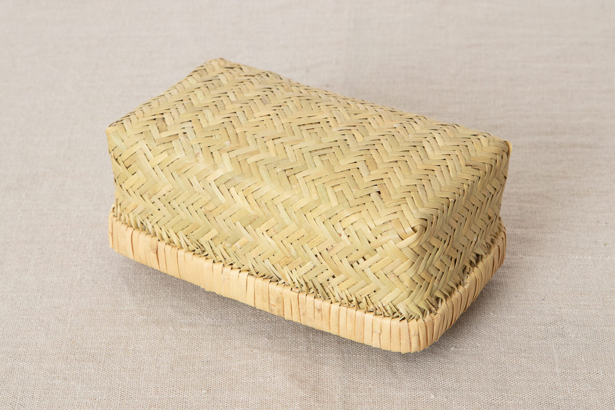Lunch basket “Rectangle” -B type- / Suzu bamboo / Iwate-JPN 450815
