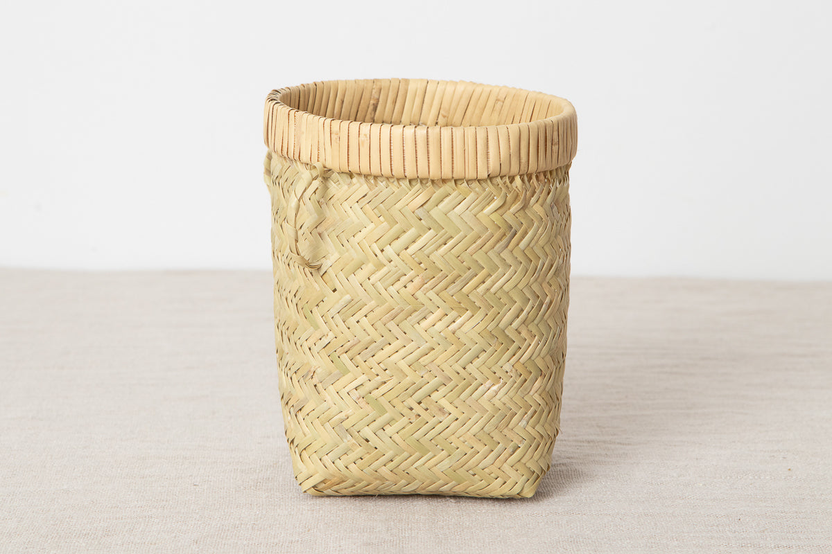 Harvest Basket "Tsuboke" Mini / Suzutake Bamboo / Iwate-JPN 450803-1