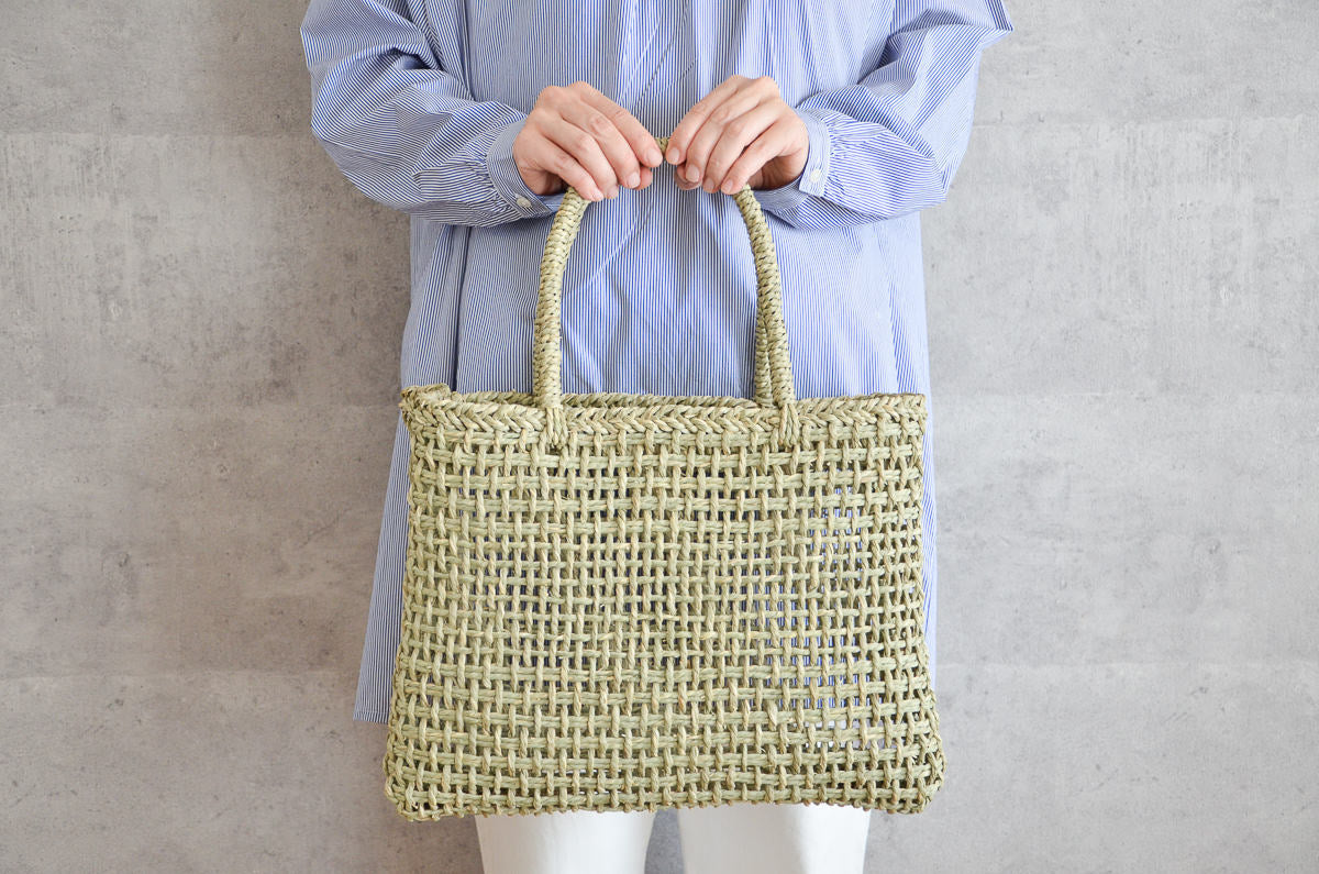 Hand bag S, M, L / “Igusa” rush / Okayama-JPN 330301