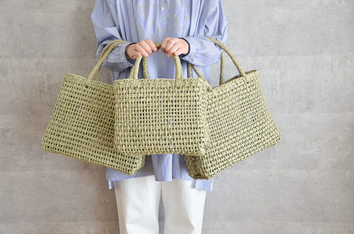 Hand bag S, M, L / “Igusa” rush / Okayama-JPN 330301