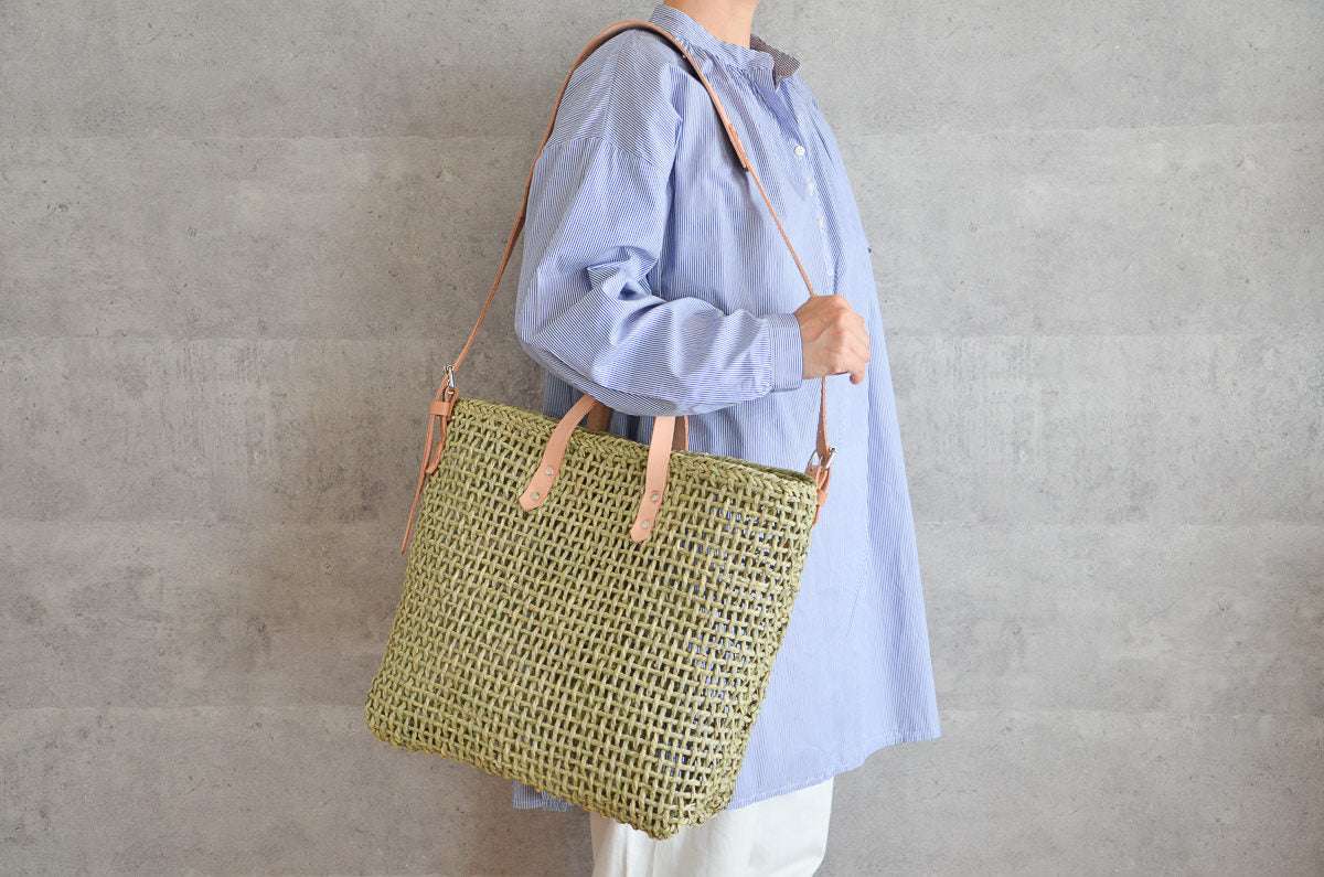 2-way Tote M, L / “Igusa” rush / Okayama-JPN 330306