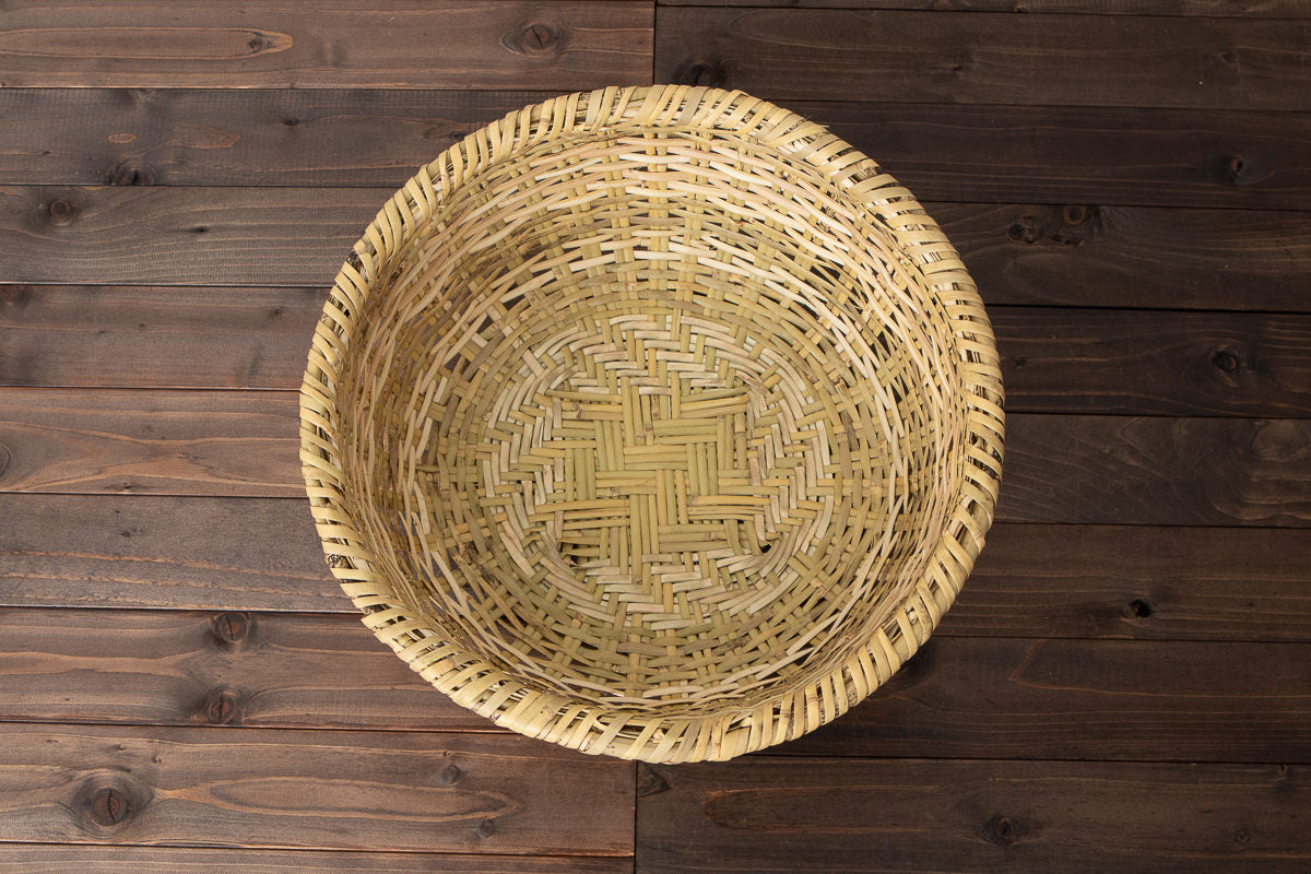 Harvest basket “Paisuke” / Nemagari bamboo / Nagano-JPN 610218-1