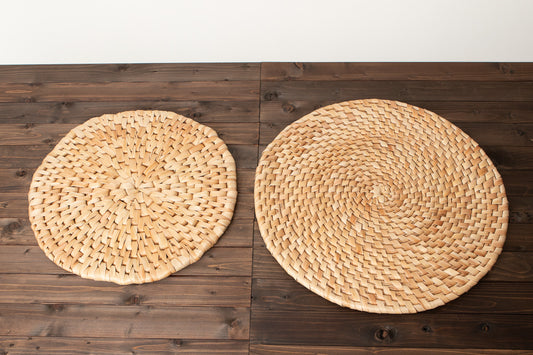 Round Seat Mat – Large Sizes / Shell Ginger / Ishigaki, Okinawa-JPN 810804