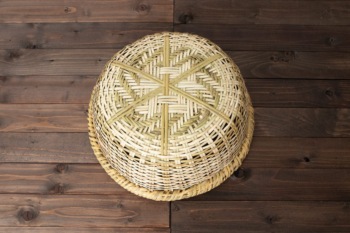 Harvest basket “Paisuke” / Nemagari bamboo / Nagano-JPN 610218-1