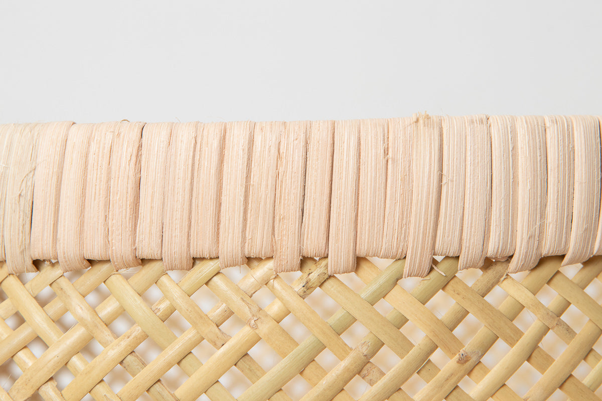 Round Basket “Open Weave” / Suzutake Bamboo / Iwate-JPN 450808-1