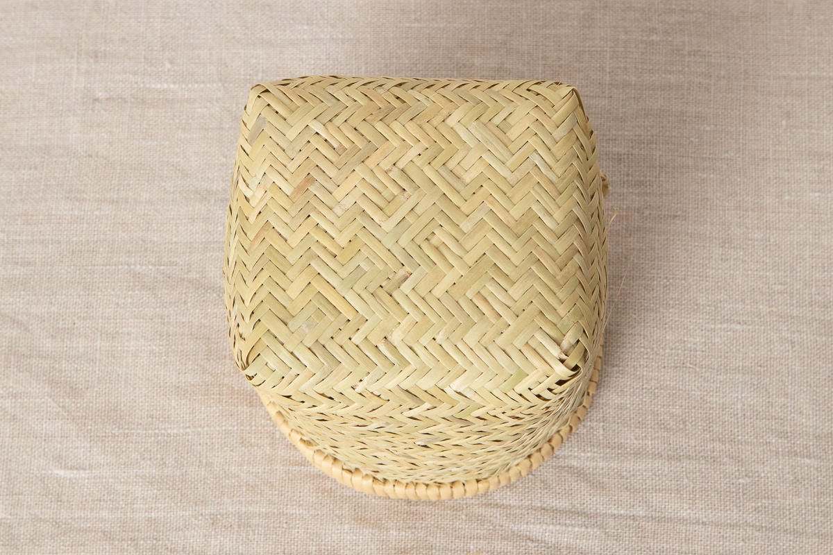 Harvest Basket "Tsuboke" Mini / Suzutake Bamboo / Iwate-JPN 450803-1