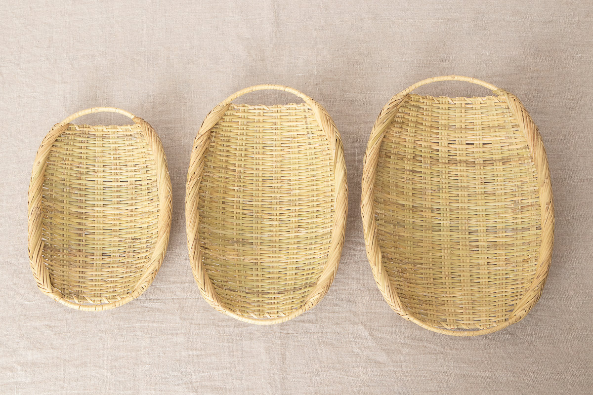 Oval Strainer with Handle “Type B” / Suzutake Bamboo / Iwate-JPN 450812