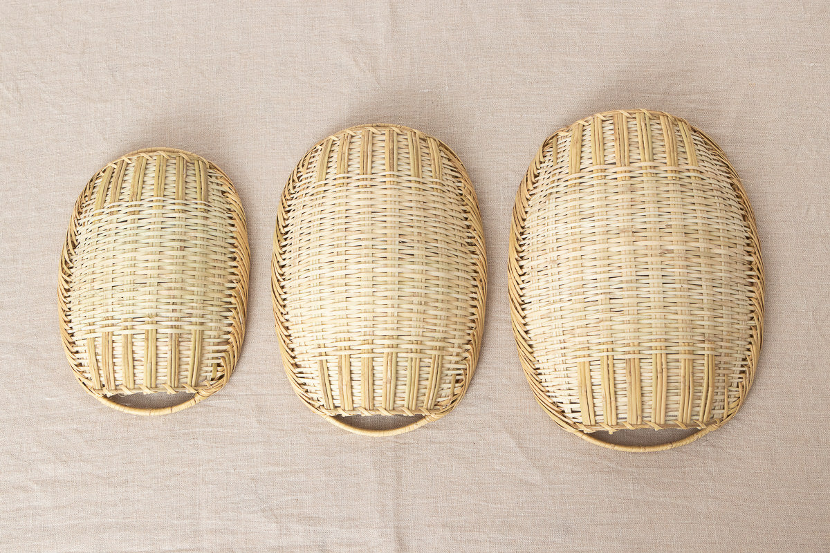 Oval Strainer with Handle “Type B” / Suzutake Bamboo / Iwate-JPN 450812