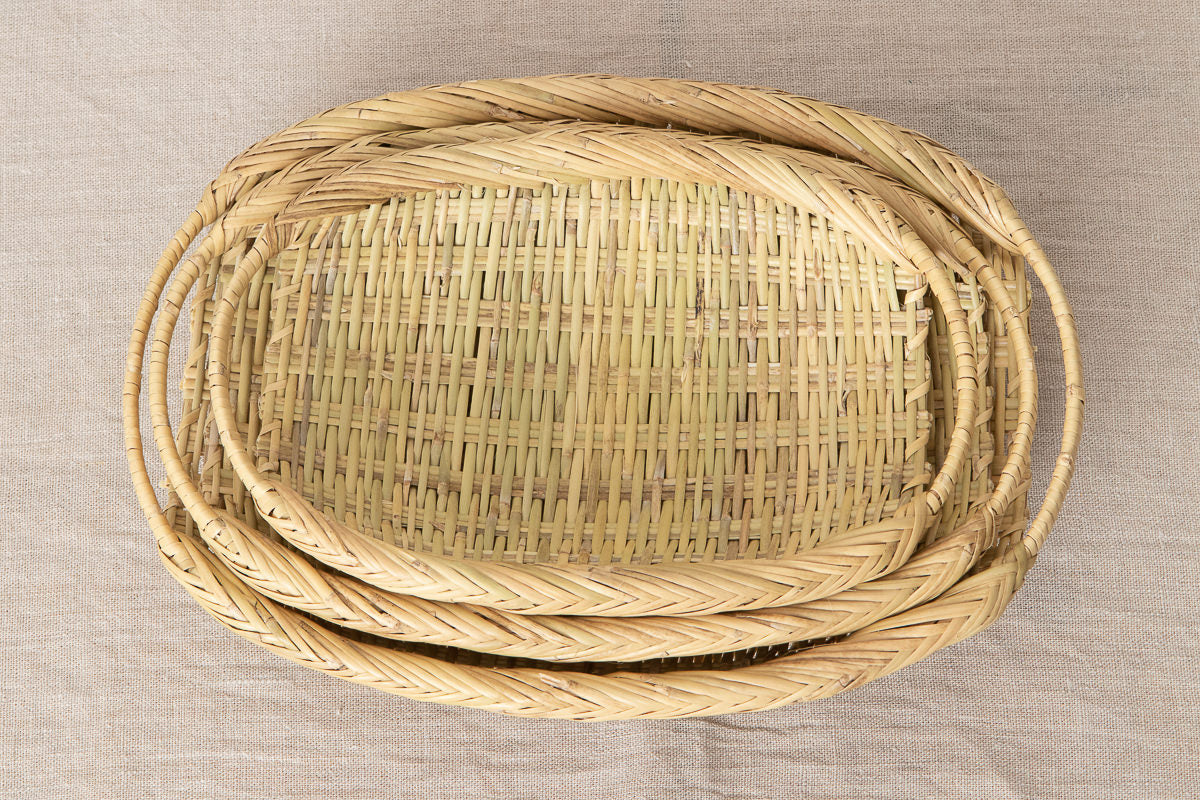 Oval Strainer with Handle “Type B” / Suzutake Bamboo / Iwate-JPN 450812
