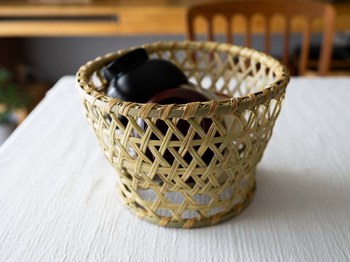 Dish Basket “Gokago” / Suzutake Bamboo / Iwate-JPN 450807
