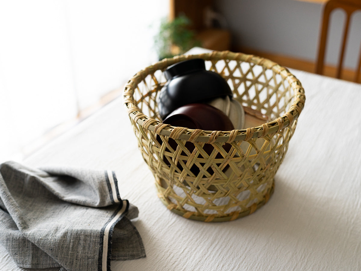 Dish Basket “Gokago” / Suzutake Bamboo / Iwate-JPN 450807
