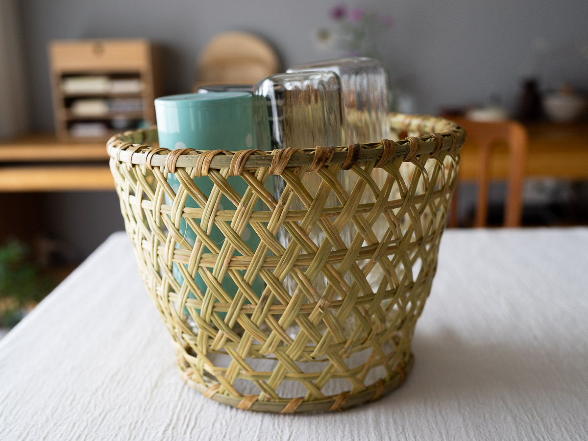 Dish Basket “Gokago” / Suzutake Bamboo / Iwate-JPN 450807
