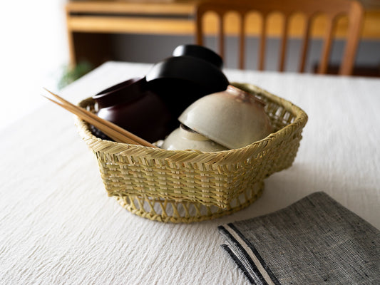 Hexagonal Basket / Suzutake Bamboo / Iwate-JPN 210128
