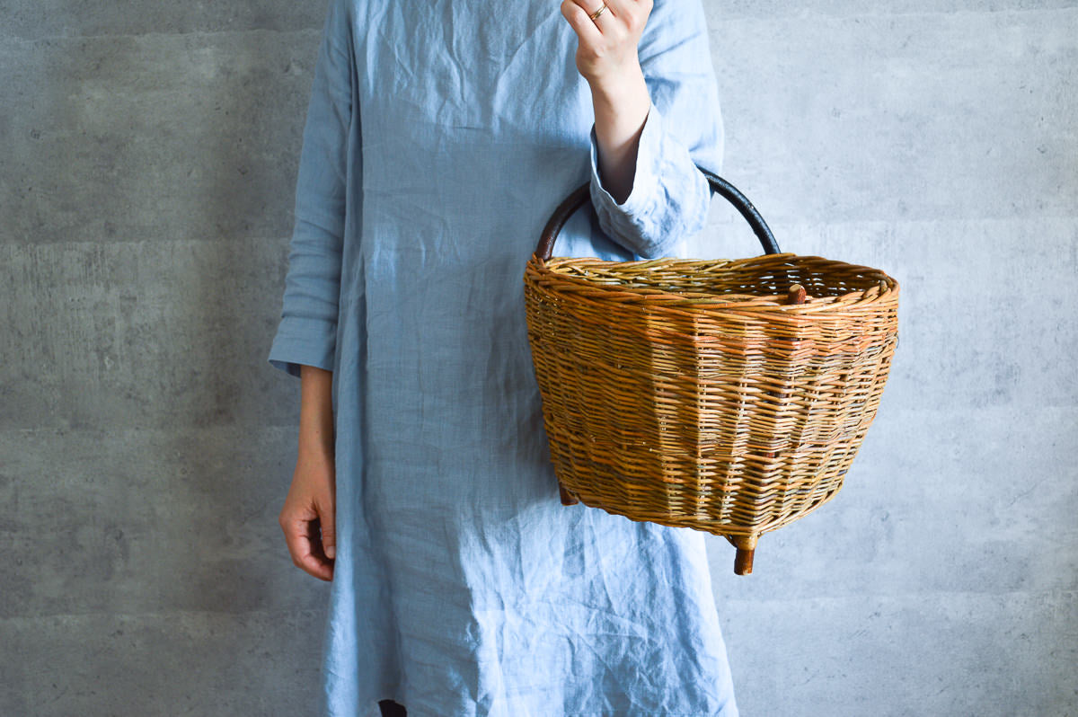 Handled Storage Basket “Kablacok” / Willow / POL 340201