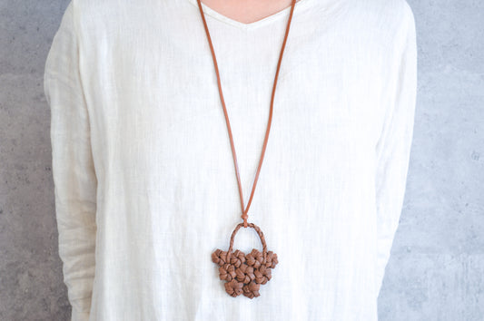 Pendant “Flower Basket” / Wild Grape Vine / Yamagata-JPN 311401-1