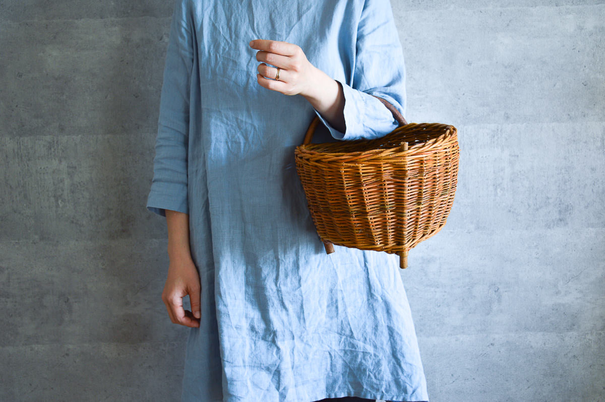 Handled Storage Basket “Kablacok” / Willow / POL 340201